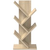 Drvena polica za knjige 4-tierska 30 x 18 x 60 cm Hrast sonoma | shoptok.hr