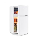 Klarstein Big Daddy Cool, hladilnik z zamrzovalnikom, 61/26 litrov, 40 dB, F, bela | Shoptok.si