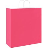  Papirnate vrećice 50 kom s ručkama ružičaste 45x17x48 cm | Eponuda.com
