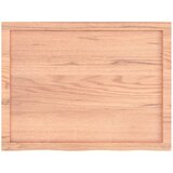  Zidna polica svjetlosmeđa 80x60x(2-6) cm obrađena hrastovina | shoptok.hr