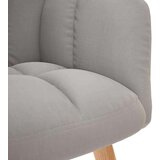  Stolica za opuštanje s tabureom za noge Cloud Grey tkanina | shoptok.hr