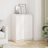 vidaXL komoda bela 60x36x84 cm trdna borovina | Shoptok.si