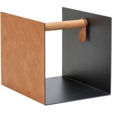LIND DNA Črna dekorativna škatla za shranjevanje iz kovine in eko usnja 32x38x31 cm Bull – | Shoptok.si