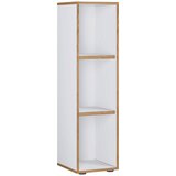 MID.YOU Pisarniški Regal Salia B30, Bela, Barva Hrasta | Shoptok.si