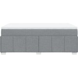  Krevet s oprugama i madracem svjetlosivi 120x190 cm od tkanine | shoptok.hr