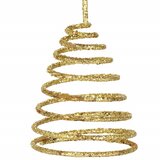  Božićni ukras “Zvijezda” – 14 × 27 cm, zlatna | shoptok.hr
