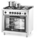  Plinski Štedilnik s 5 Gorilniki z Električno Pečico, 230V/2900W, 900x640x910mm | Shoptok.si