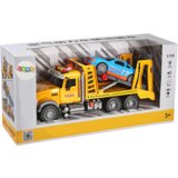 Kamion za vuču i pomoć na cesti + autić - 2u1 - žuti | shoptok.hr