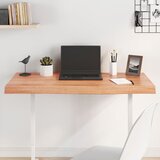 vidaXL Mizna plošča svetlo rjava 100x60x6 cm obdelana trdna hrastovina | Shoptok.si