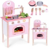 ECO TOYS Ecotoys Dečija kuhinja pink sa 2 dodataka,rernom,slavinom i sudoperom ( HM232570 ) | ePonuda.com