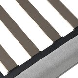 Livetastic OBLAZINJENA POSTELJA 181 cm x 201 cm , les, kovina, tekstil siva | Shoptok.si