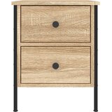  Noćni ormarić boja hrasta 40 x 42 x 50 cm od konstruiranog drva | shoptok.hr