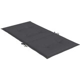 vidaXL Blazina za stol 6 kosov melanž antracitna 100x50x4 cm blago | Shoptok.si