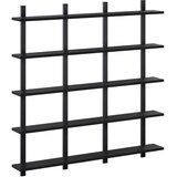  Zidna polica Crni hrast 102 x 13.5 x 102 cm Konstruirano drvo | shoptok.hr