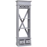 Furnova Visoka omarica 60x30x175 cm iz trdnega mahagonija, (21949669) | Shoptok.si
