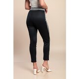 Fenzy Uske Hlače S Printom, Crne | shoptok.hr
