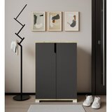Hanah home Ormar za cipele Venedik Safir hrast Antracit | Eponuda.com