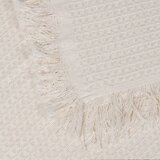 Ixia Kremno belo pregrinjalo iz recikliranega bombaža 260x280 cm Honeycomb – | Shoptok.si