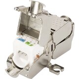 Digitus RJ45/spojnik omrežni adapter CAT6a, neopremljeno [1x LSA, rezalna sponka, hitri priključek - 1x LSA, rezalna sponka, hitri priključek] srebrna, (20430199) Cene