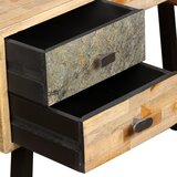  Pisaći Stol od Masivne Obnovljene Tikovine 110x50x76 cm | Eponuda.com