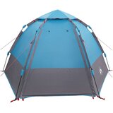 Brzi šator s kišnom navlakom za 4 osobe Plava 185T Polyester | Eponuda.com