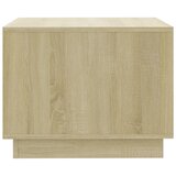  Stolić za kavu boja hrasta sonome 55x55x43 cm konstruirano drvo | Shoptok.si