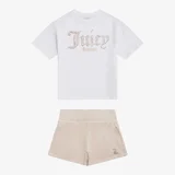 Oversize tee & velour short set