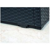 Keter zaboj za shranjevanje capri (d 123 x š 53,5 x v 57 cm, 350 l, umetna masa, antracit) | Shoptok.si