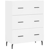 The Living Store Komoda bela 69,5x34x90 cm inženirski les - Komoda, (21503391) | Shoptok.si
