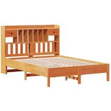  Krevet s regalom za knjige bez madraca 150x200 cm od borovine | shoptok.hr