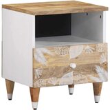  Nočna omarica 2 kosa 40x33x46 cm trdna borovina, (21828862) | Shoptok.si