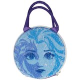 Frozen Okrogla termo torba za malico z bleščicami in ročaji 24×8cm, Modra, (5000277354) | Shoptok.si