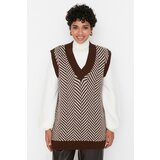 Trendyol Brown Knitwear Sweater Cene