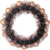  Vijenci s božićnim kuglicama 2 pcs Ružičasto zlatni | shoptok.hr