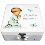  Kutija uspomena za Krštenje – Poklon s dušom koji čuva dragocjene trenutke - 4. 16x16x10cm - 16576 | shoptok.hr