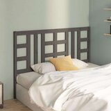  Uzglavlje za krevet sivo 146 x 4 x 100 cm od masivne borovine | shoptok.hr
