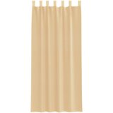 Voile zavjese s petljama 2 kom pijesak 140x225 cm | Shoptok.si