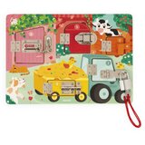 Janod drvena aktivnostna ploča s bravama the farm Janod drvena aktivnostna ploča s bravama the farm Slike