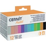 Cernit Polymer Clay Kit Polimerni masa Pastel 12 x 25 g | shoptok.hr