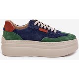Zazoo Suede Women's Sneakers On Platform | Shoptok.si