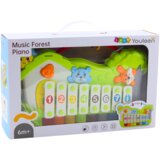  Interaktivni klavir za bebeForest Xylophone s karticama za sviranje - zeleni | shoptok.hr