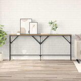 vidaXL Konzolna miza artisan hrast 180 x 29 x 75 cm Konstruiran les | Shoptok.si
