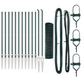 vidaXL Euro Ograda Set od 2 Zelena Metal 25 x 1.0 m Proširiva Cijene
