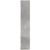 vidaXL Zidna polica siva boja betona 96x12x64 cm konstruirano drvo | shoptok.hr