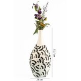 WALLXPERT decorative pot keramička crno bela vaza YL712 | ePonuda.com