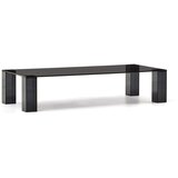 Kave Home Temno siva steklena mizica 60x140 cm Adularia – Cene