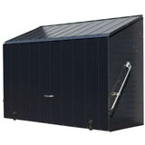  Trimetals - Vrtna kutija za pohranu / garaža za bicikl Sesame | Antracit | 76x185x139 cm | shoptok.hr