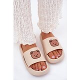 Boto Women's Foam Slippers With Bear Beige Lalon | shoptok.hr