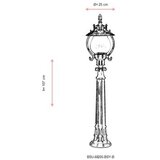 Opviq Vanjska lampa BSU-68205-BSY-B, 107 cm, Podna, IP65, E27, 60W, Crna | Eponuda.ba