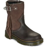 Dr. Martens Polškornji GENAYA RODEO J BOOT DARK BROWN REPUBLIC WP+BRONX SUEDE Kostanjeva Cene